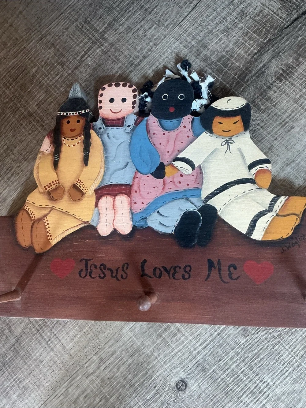 Handmade decorative wooden